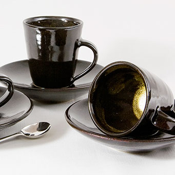 Single and double espresso cups