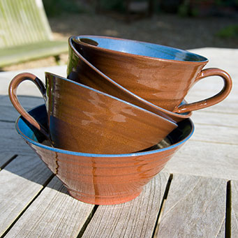 Gala cups and bowl